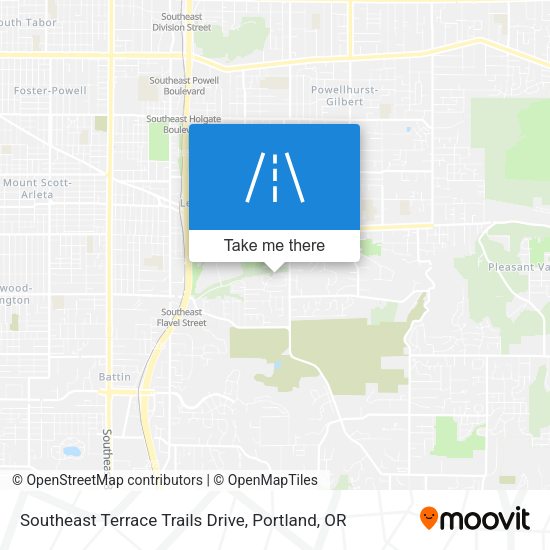 Southeast Terrace Trails Drive map