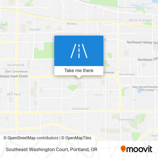 Southeast Washington Court map