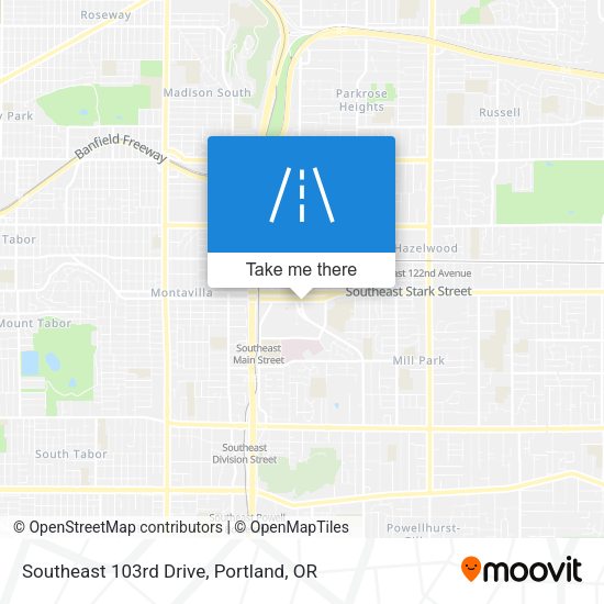 Mapa de Southeast 103rd Drive