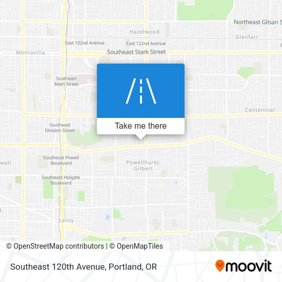 Mapa de Southeast 120th Avenue