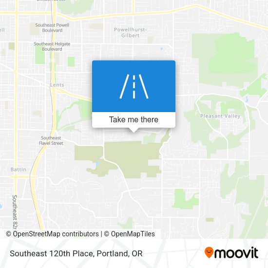 Southeast 120th Place map