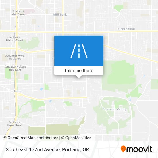 Southeast 132nd Avenue map