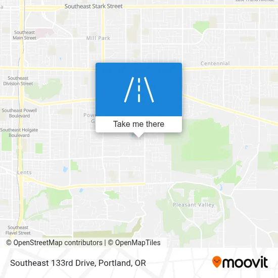 Southeast 133rd Drive map