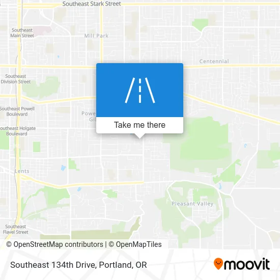 Southeast 134th Drive map