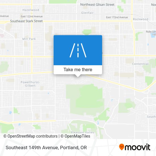 Southeast 149th Avenue map