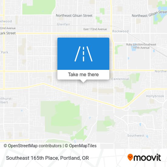 Mapa de Southeast 165th Place