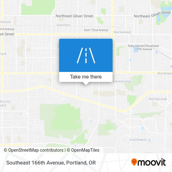 Southeast 166th Avenue map