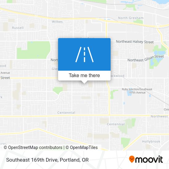 Mapa de Southeast 169th Drive
