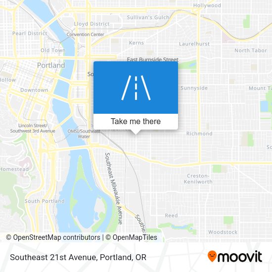 Southeast 21st Avenue map