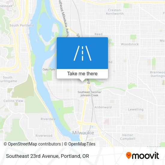 Mapa de Southeast 23rd Avenue