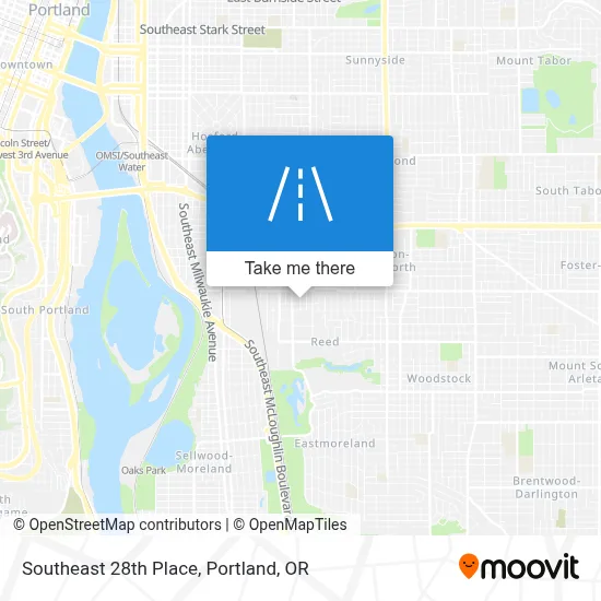 Southeast 28th Place map