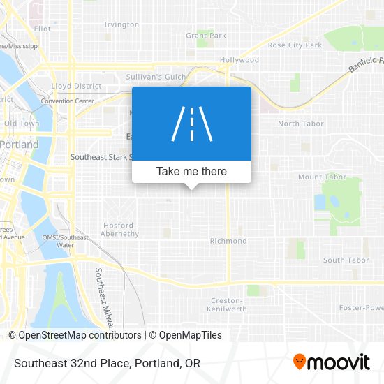 Mapa de Southeast 32nd Place