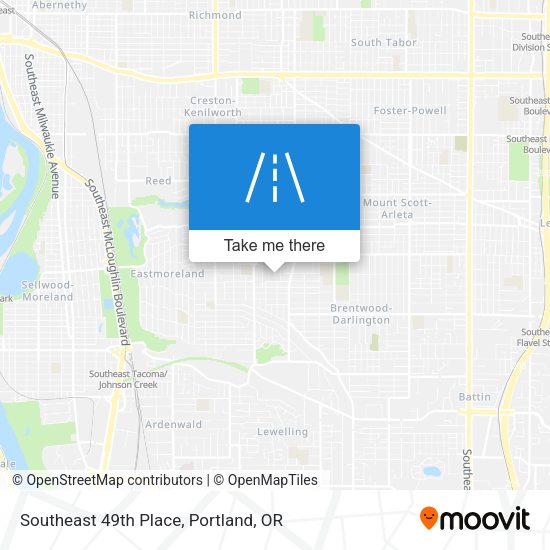 Mapa de Southeast 49th Place