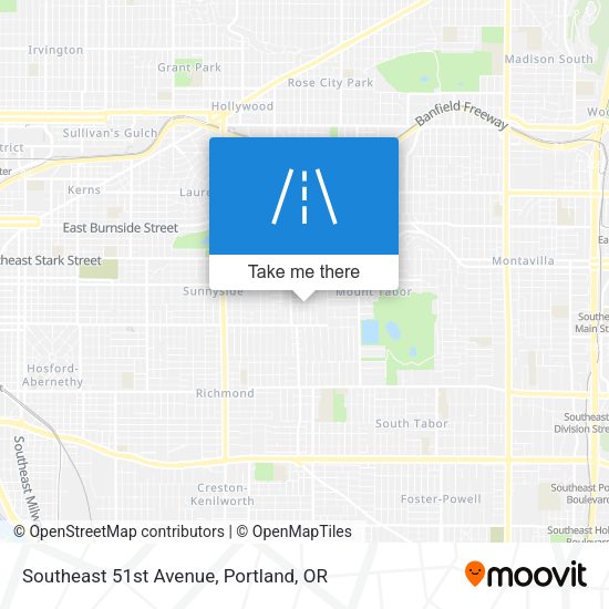 Mapa de Southeast 51st Avenue