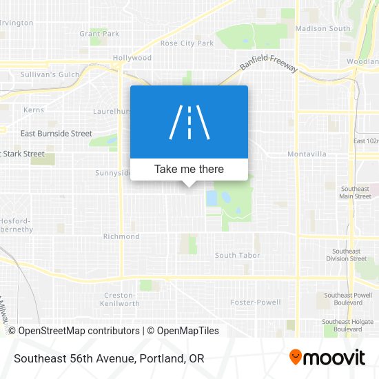 Southeast 56th Avenue map