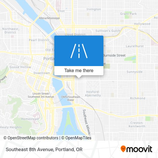 Southeast 8th Avenue map