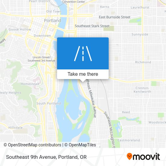 Southeast 9th Avenue map