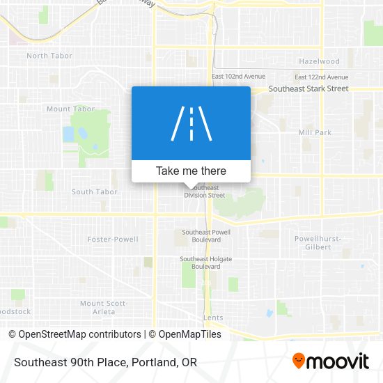 Mapa de Southeast 90th Place