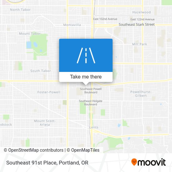 Mapa de Southeast 91st Place
