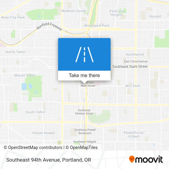 Mapa de Southeast 94th Avenue