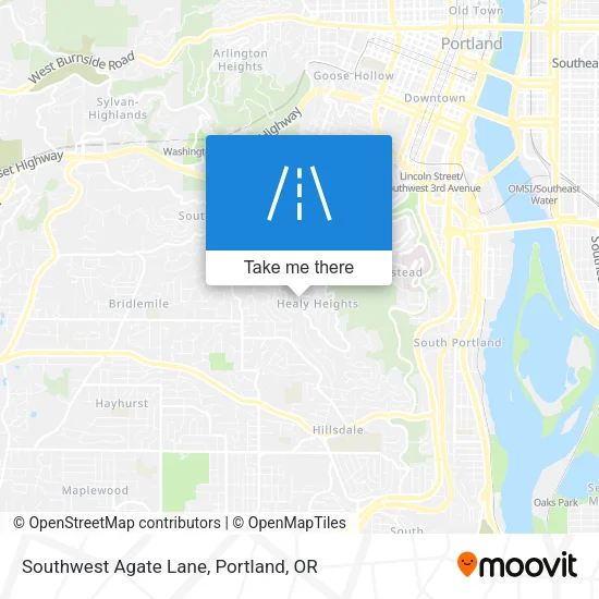 Mapa de Southwest Agate Lane