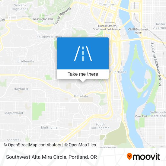Mapa de Southwest Alta Mira Circle