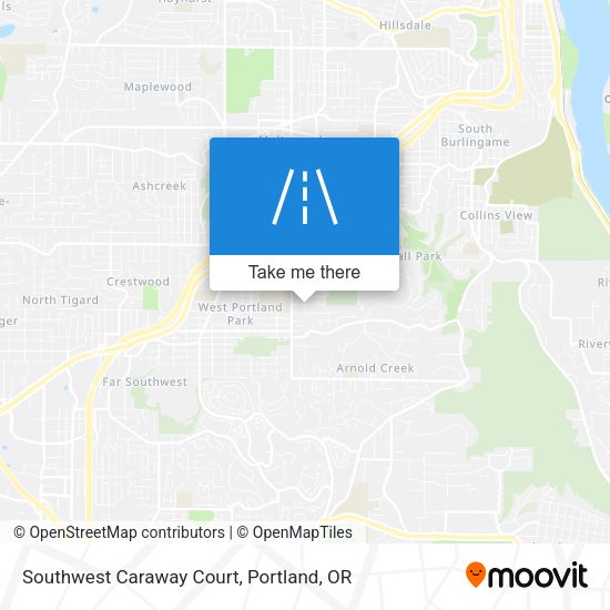 Mapa de Southwest Caraway Court