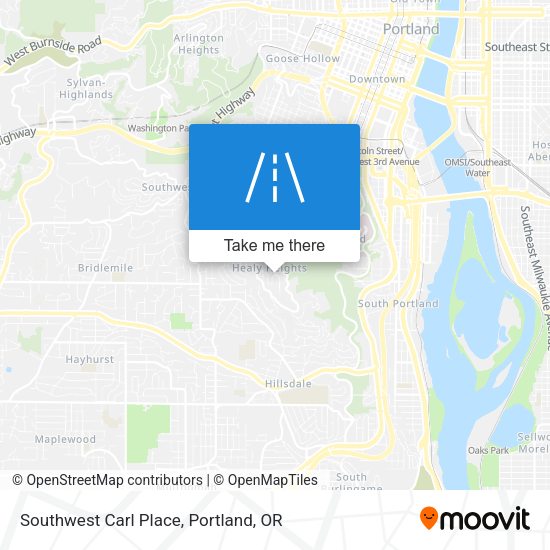 Mapa de Southwest Carl Place