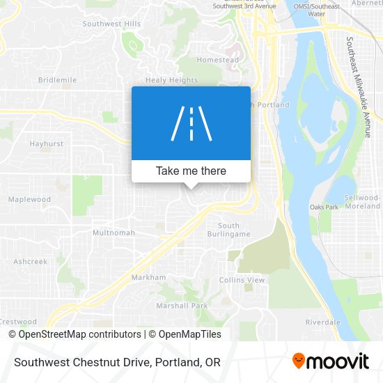 Southwest Chestnut Drive map