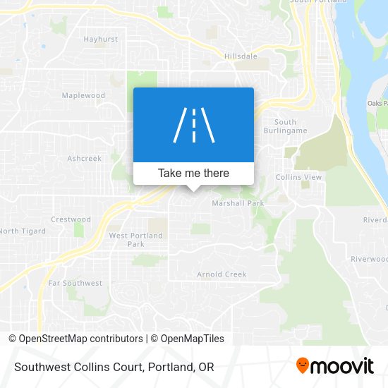 Mapa de Southwest Collins Court