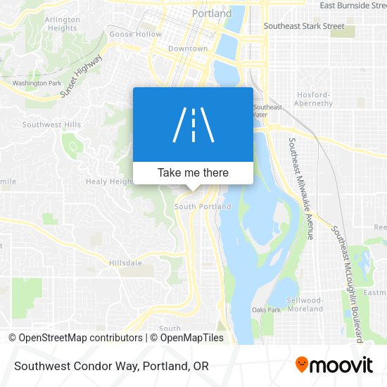 Southwest Condor Way map