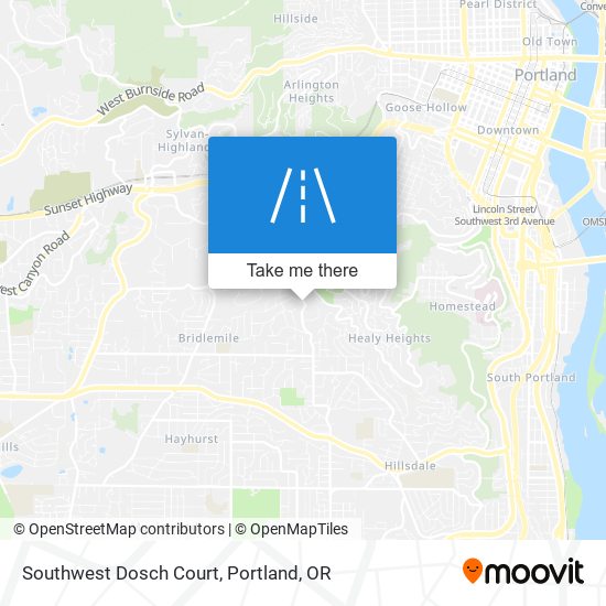 Southwest Dosch Court map