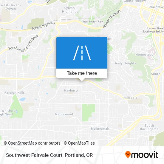 Southwest Fairvale Court map