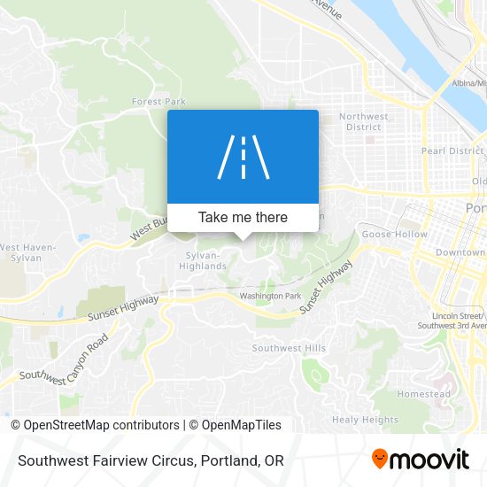 Mapa de Southwest Fairview Circus