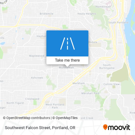 Mapa de Southwest Falcon Street