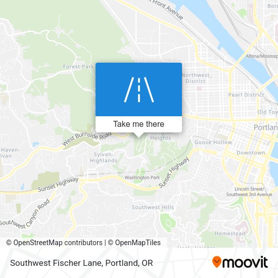 Mapa de Southwest Fischer Lane