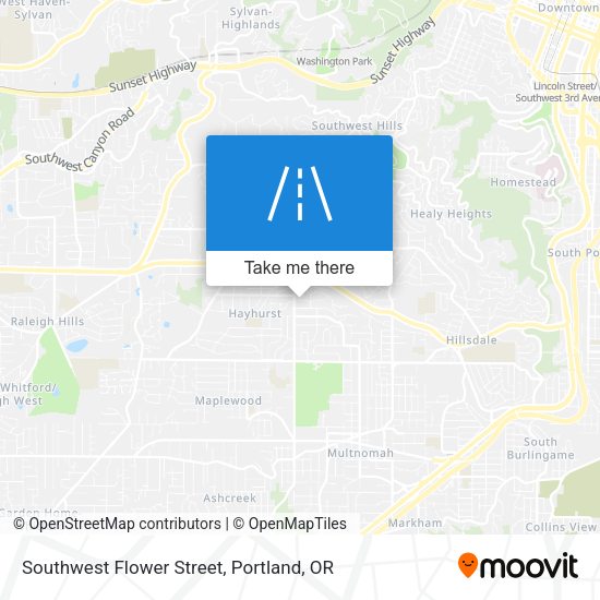 Mapa de Southwest Flower Street