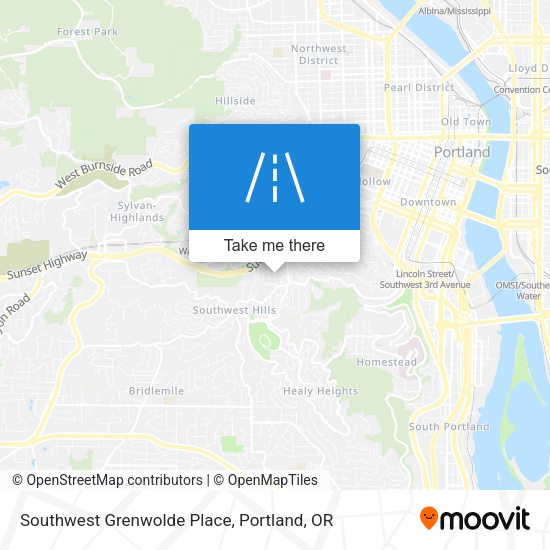 Mapa de Southwest Grenwolde Place