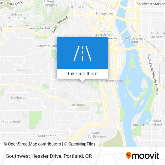 Southwest Hessler Drive map