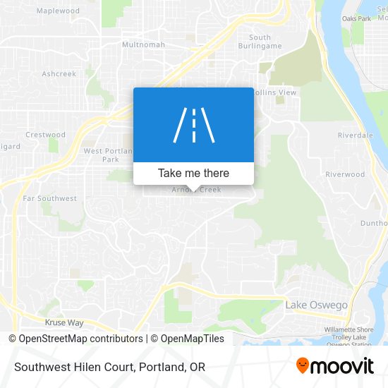 Southwest Hilen Court map