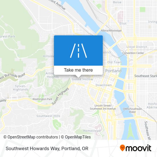 Mapa de Southwest Howards Way