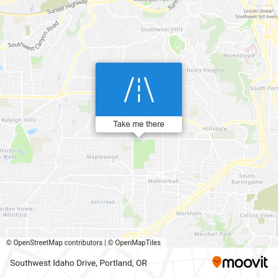 Mapa de Southwest Idaho Drive
