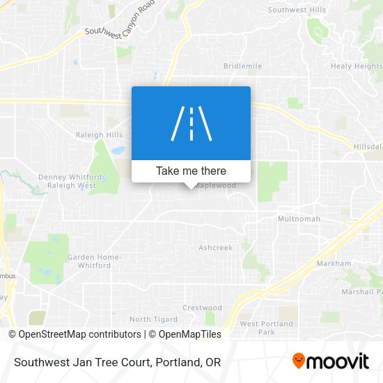 Mapa de Southwest Jan Tree Court