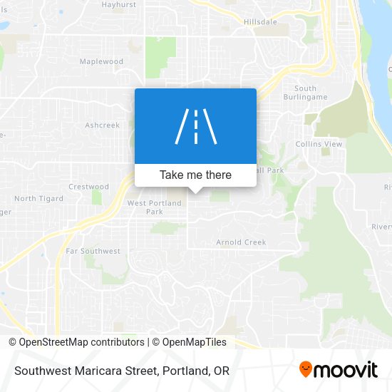 Southwest Maricara Street map