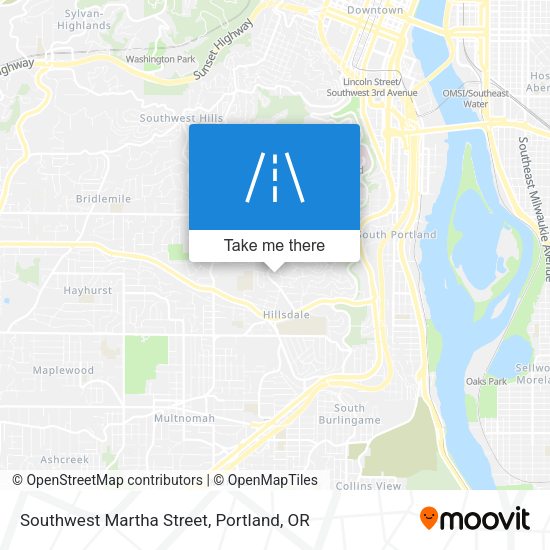 Mapa de Southwest Martha Street