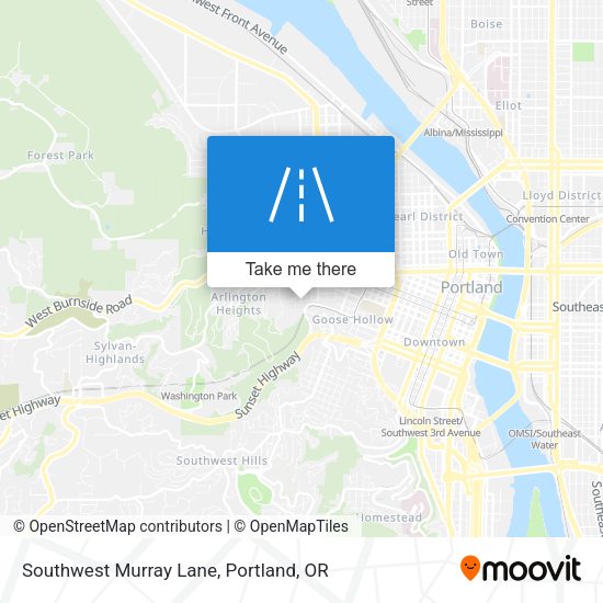 Mapa de Southwest Murray Lane