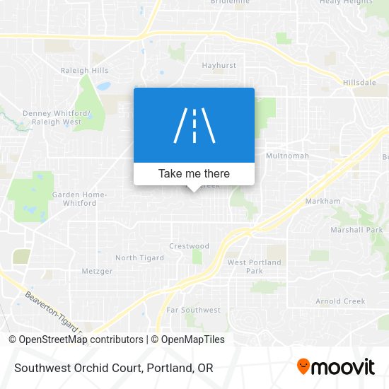 Southwest Orchid Court map