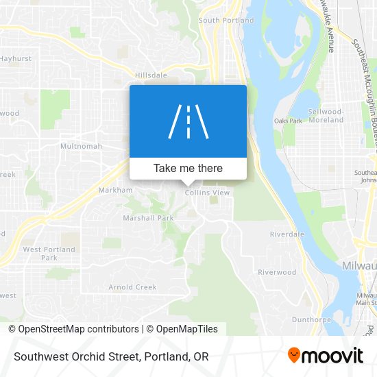 Southwest Orchid Street map