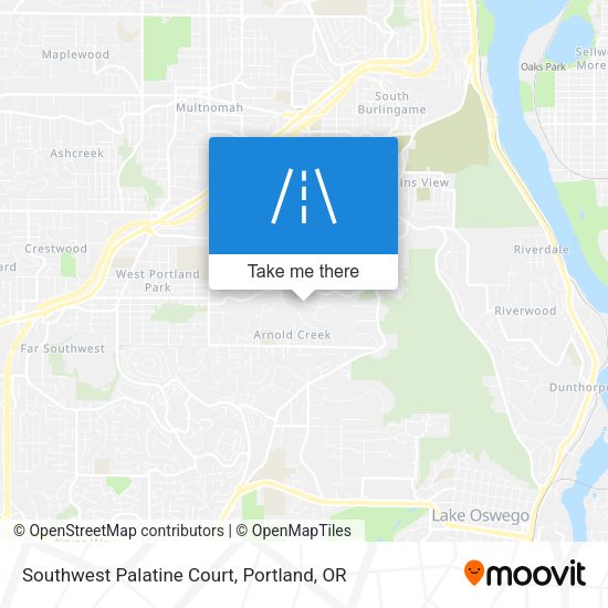 Southwest Palatine Court map