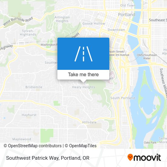 Southwest Patrick Way map